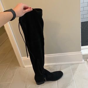 Catherine Maladrino over the knee black boots